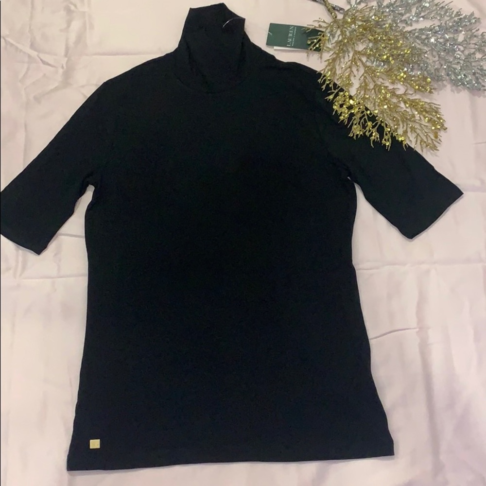 🌟Ralph Lauren Stretch Jersey Turtleneck Top⭐️ - Picture 2 of 5